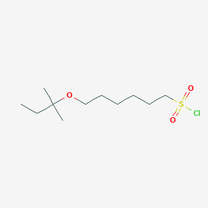 6-(Tert-pentyloxy)hexane-1-sulfonyl chloride