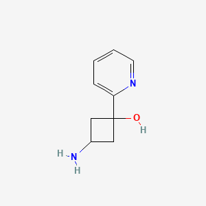 Rac-(1s,3s)-3-amino-1-(pyridin-2-yl)cyclobutan-1-ol