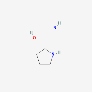 3-(Pyrrolidin-2-yl)azetidin-3-ol