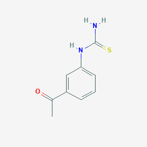 B1349329 1-(3-Acetylphenyl)-2-thiourea CAS No. 86801-04-9