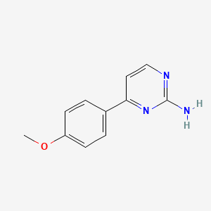molecular formula C11H11N3O B1349333 4-(4-甲氧基苯基)嘧啶-2-胺 CAS No. 99844-02-7