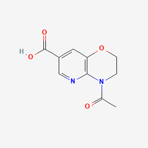 4-acetyl-2H,3H,4H-pyrido[3,2-b][1,4]oxazine-7-carboxylic acid