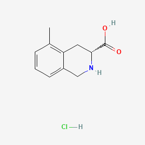 (3R)-5-methyl-1,2,3,4-tetrahydroisoquinoline-3-carboxylic acid hydrochloride