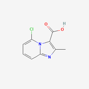 molecular formula C9H7ClN2O2 B1349336 5-Chloro-2-methylimidazo[1,2-a]pyridine-3-carboxylic acid CAS No. 885275-55-8