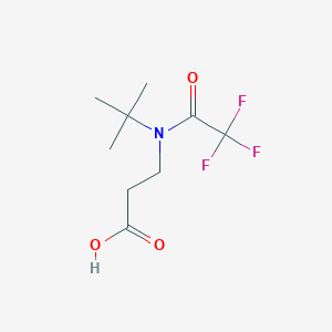 3-(n-(Tert-butyl)-2,2,2-trifluoroacetamido)propanoic acid