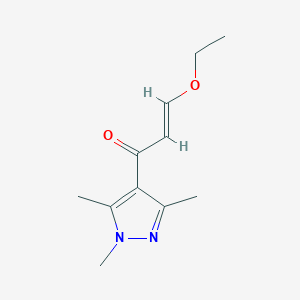 3-Ethoxy-1-(1,3,5-trimethyl-1h-pyrazol-4-yl)prop-2-en-1-one