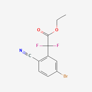 Ethyl 2-(5-bromo-2-cyanophenyl)-2,2-difluoroacetate