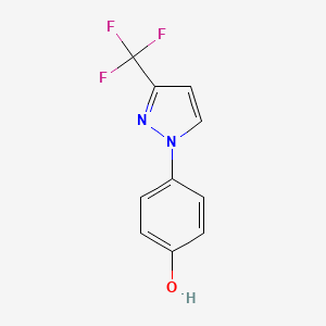 4-(3-(Trifluoromethyl)-1h-pyrazol-1-yl)phenol