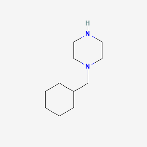 molecular formula C11H22N2 B1349345 1-(环己基甲基)哌嗪 CAS No. 57184-23-3