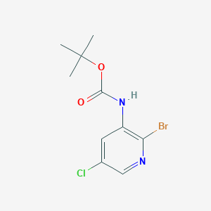 tert-Butyl (2-bromo-5-chloropyridin-3-yl)carbamate