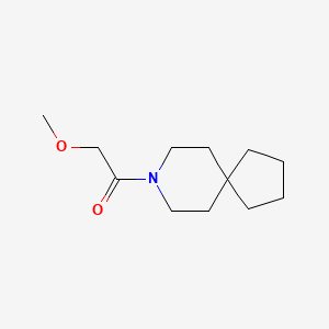 molecular formula C12H21NO2 B13493455 2-Methoxy-1-(8-azaspiro[4.5]decan-8-yl)ethan-1-one 