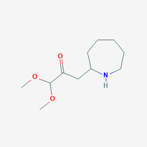 3-(Azepan-2-yl)-1,1-dimethoxypropan-2-one