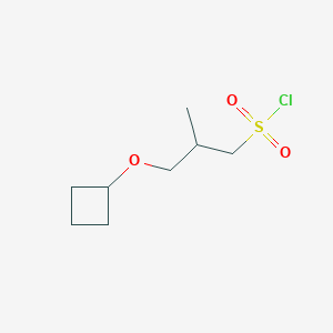 3-Cyclobutoxy-2-methylpropane-1-sulfonyl chloride