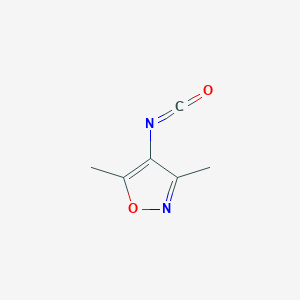 molecular formula C6H6N2O2 B1349354 3,5-二甲基异噁唑-4-基异氰酸酯 CAS No. 131825-41-7