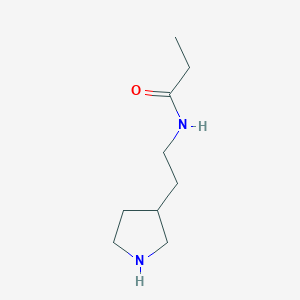 n-(2-(Pyrrolidin-3-yl)ethyl)propionamide