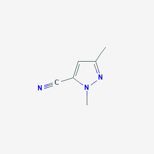 molecular formula C6H7N3 B1349356 1,3-Dimethyl-1H-pyrazole-5-carbonitrile CAS No. 306936-77-6