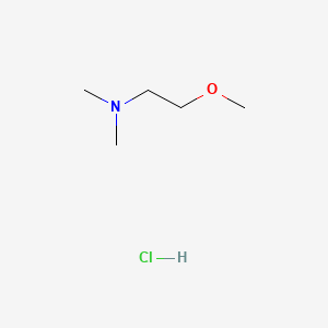 molecular formula C5H14ClNO B13493561 (2-Methoxyethyl)dimethylamine hydrochloride 