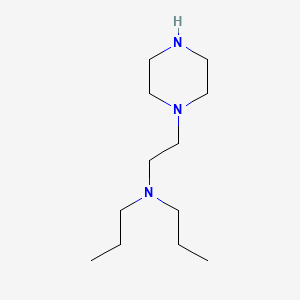 molecular formula C12H27N3 B1349357 1-[2-(Dipropylamino)ethyl]piperazine CAS No. 496808-01-6