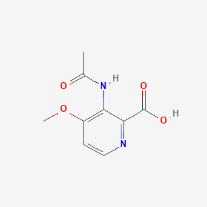 3-Acetamido-4-methoxypicolinic acid