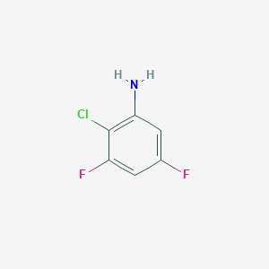 molecular formula C6H4ClF2N B1349362 2-氯-3,5-二氟苯胺 CAS No. 36556-60-2