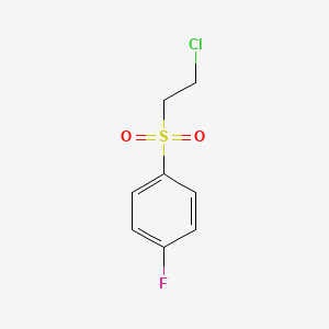 molecular formula C8H8ClFO2S B1349363 2-氯乙基 4-氟苯基砜 CAS No. 33330-46-0