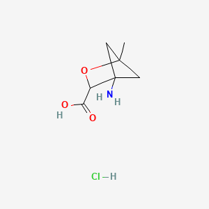 4-Amino-1-methyl-2-oxabicyclo[2.1.1]hexane-3-carboxylic acid hydrochloride