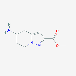 Methyl 5-amino-4,5,6,7-tetrahydropyrazolo[1,5-a]pyridine-2-carboxylate