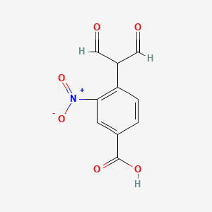 B1349365 4-(1,3-Dioxopropan-2-yl)-3-nitrobenzoic acid CAS No. 205985-96-2