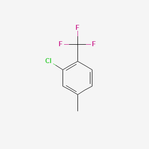 molecular formula C8H6ClF3 B1349371 2-氯-4-甲基苯三氟化物 CAS No. 74483-46-8