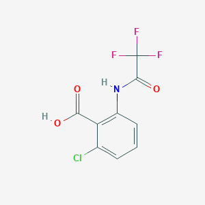 Benzoic acid, 2-trifluoroacetylamino-6-chloro-