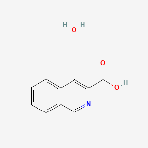 molecular formula C10H9NO3 B1349374 异喹啉-3-羧酸水合物 CAS No. 203626-75-9