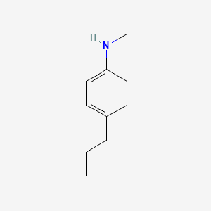 molecular formula C10H15N B13493748 N-methyl-4-propylaniline CAS No. 36373-76-9