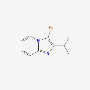 molecular formula C10H11BrN2 B13493759 3-Bromo-2-isopropylimidazo[1,2-a]pyridine 