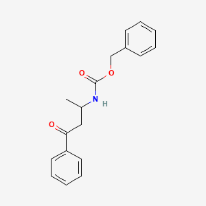 Benzyl N-(4-oxo-4-phenylbutan-2-YL)carbamate