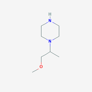 molecular formula C8H18N2O B1349379 1-(1-甲氧基丙-2-基)哌嗪 CAS No. 682802-89-7