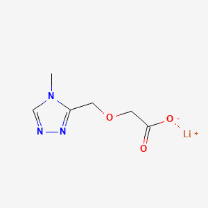 lithium(1+) 2-[(4-methyl-4H-1,2,4-triazol-3-yl)methoxy]acetate