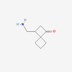 3-(Aminomethyl)spiro[3.3]heptan-1-one