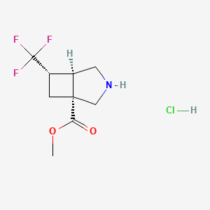 rac-methyl (1R,5R,6S)-6-(trifluoromethyl)-3-azabicyclo[3.2.0]heptane-1-carboxylate hydrochloride