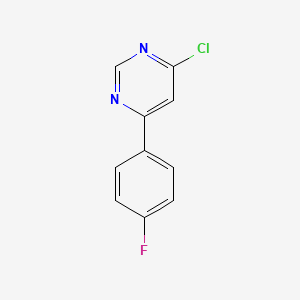 molecular formula C10H6ClFN2 B1349389 4-氯-6-(4-氟苯基)嘧啶 CAS No. 85979-61-9