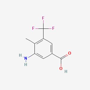 3-Amino-4-methyl-5-(trifluoromethyl)benzoic acid