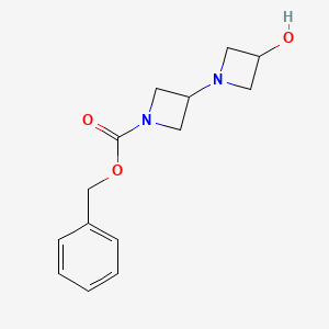 Benzyl 3-hydroxy-[1,3'-biazetidine]-1'-carboxylate