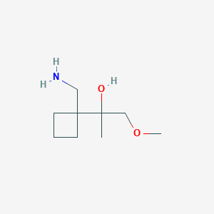 2-(1-(Aminomethyl)cyclobutyl)-1-methoxypropan-2-ol