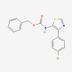 Benzyl (4-(4-bromophenyl)thiazol-5-yl)carbamate