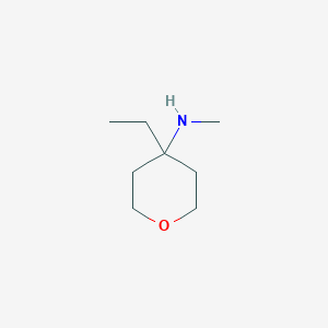 4-ethyl-N-methyloxan-4-amine