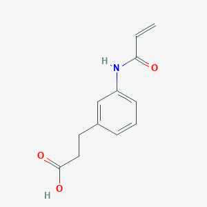 3-[3-(Prop-2-enamido)phenyl]propanoic acid