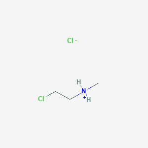 molecular formula C3H9Cl2N B134941 2-氯-N-甲基乙胺盐酸盐 CAS No. 4535-90-4