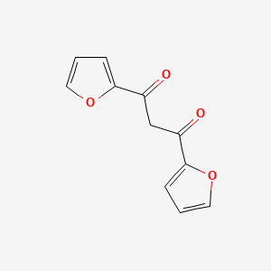 molecular formula C11H8O4 B13494109 1,3-Di(furan-2-yl)propane-1,3-dione CAS No. 5910-22-5