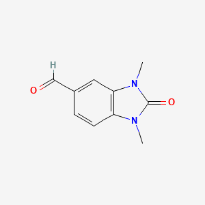 B1349411 1,3-Dimethyl-2-oxo-2,3-dihydro-1H-benzimidazole-5-carbaldehyde CAS No. 55241-49-1