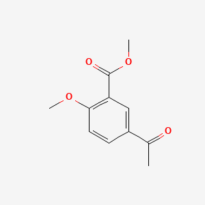 molecular formula C11H12O4 B1349414 5-乙酰基-2-甲氧基苯甲酸甲酯 CAS No. 39971-36-3