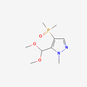 5-(dimethoxymethyl)-4-(dimethylphosphoryl)-1-methyl-1H-pyrazole